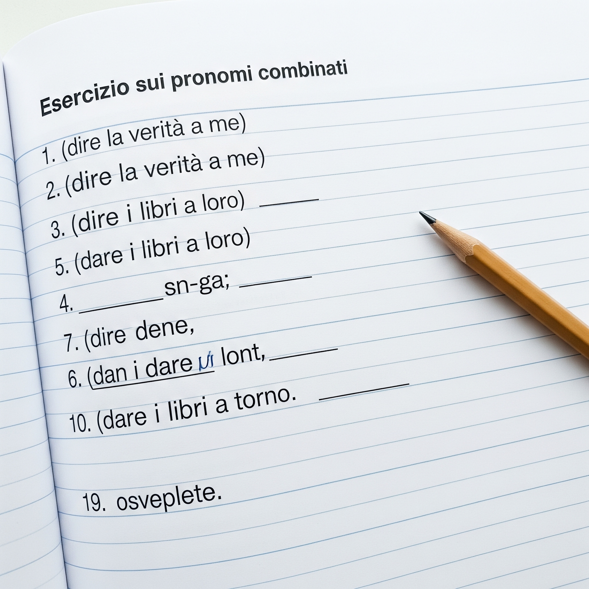 Combined Pronouns Practice